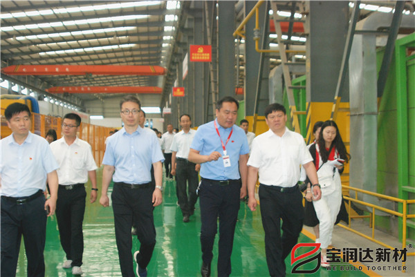 寶豐縣縣考察團(tuán)蒞臨寶潤達(dá)參觀考察
